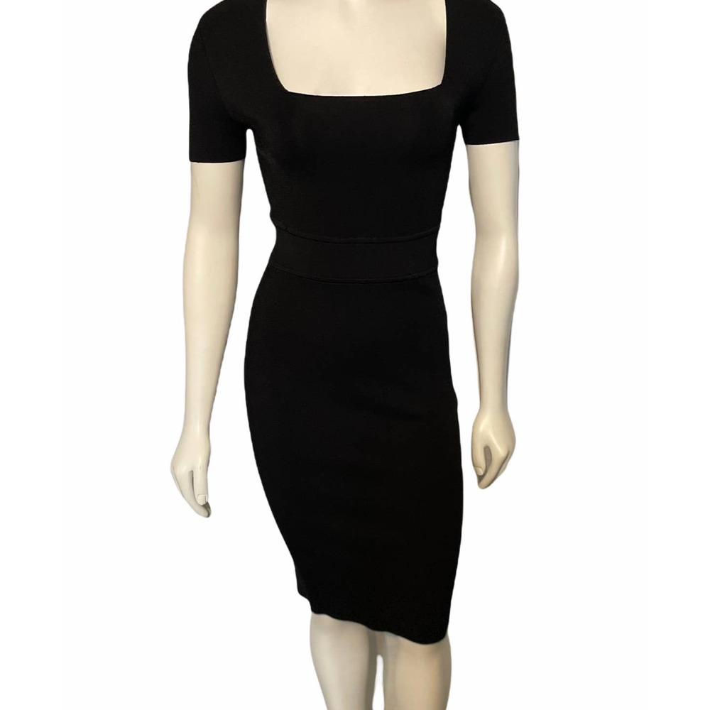 A.L.C. short sleeved black dress XS